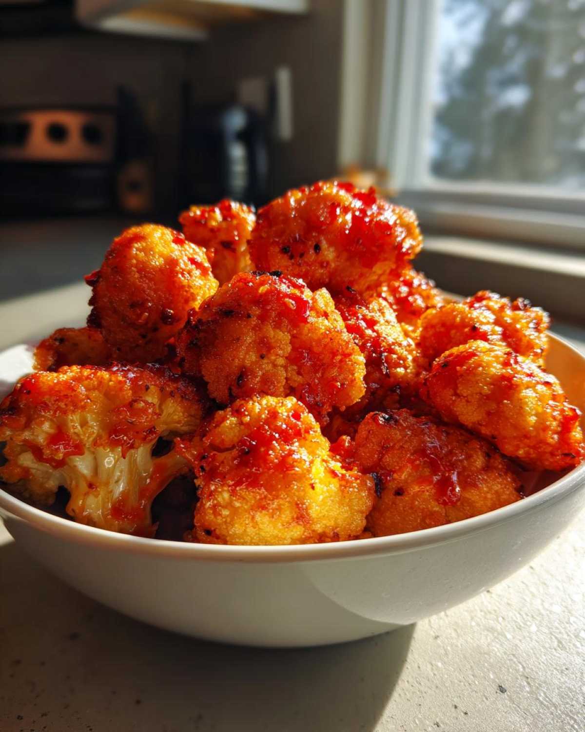 Air Fryer Buffalo Cauliflower Bites - detail 4