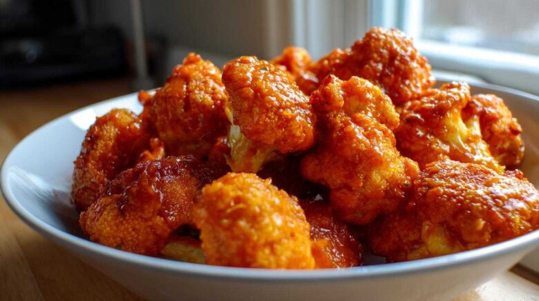 Air Fryer Buffalo Cauliflower Bites