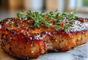 Apple Cider Glazed Pork Chops