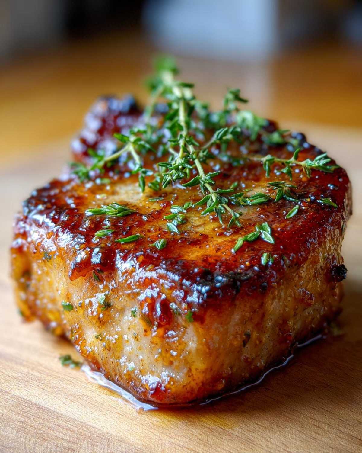 Apple Cider Glazed Pork Chops - detail 4