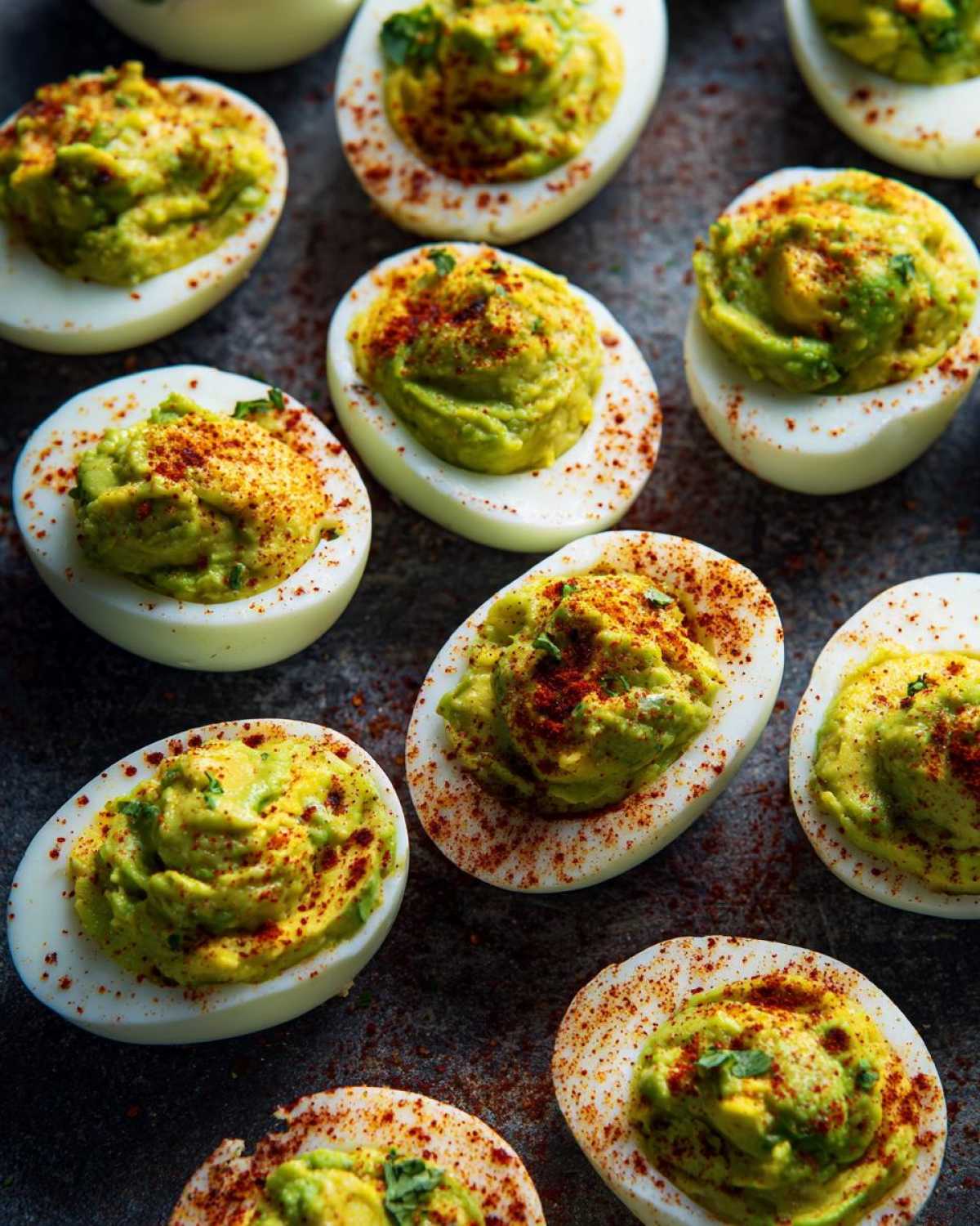 Avocado Deviled Eggs - detail 4