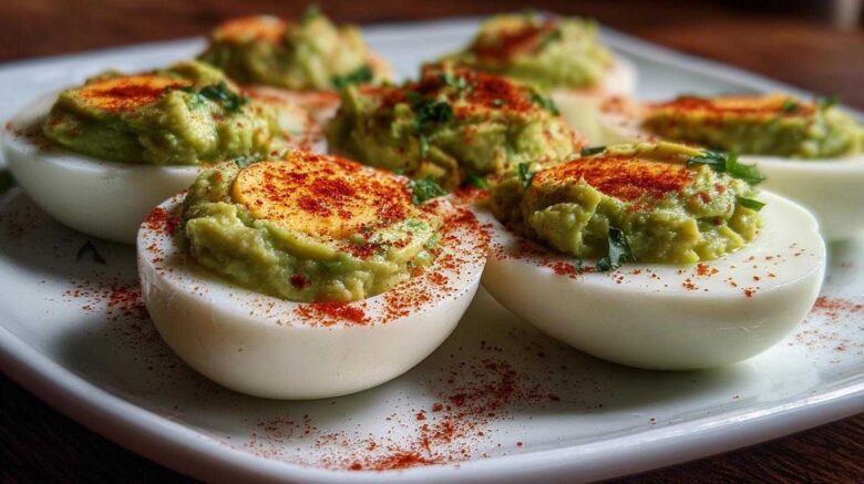 Avocado Deviled Eggs