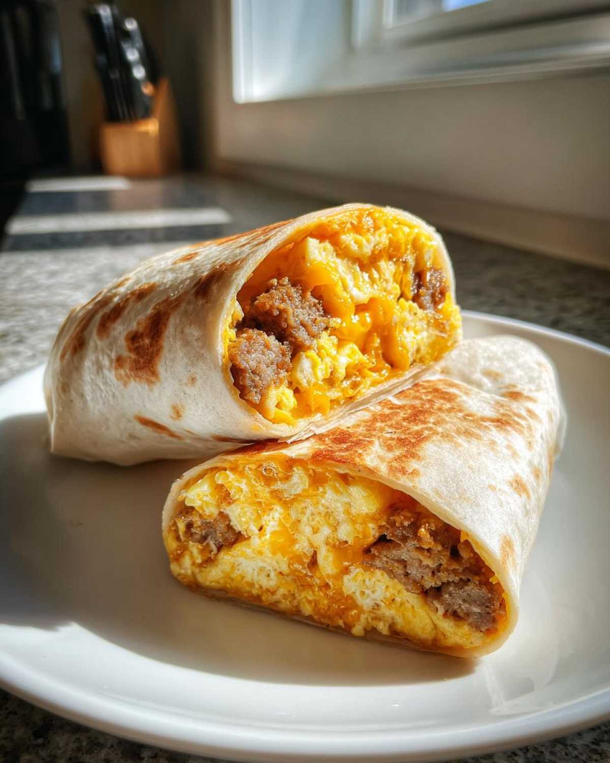 Back-to-School Freezer Breakfast Burritos - detail 2