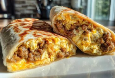 Back-to-School Freezer Breakfast Burritos