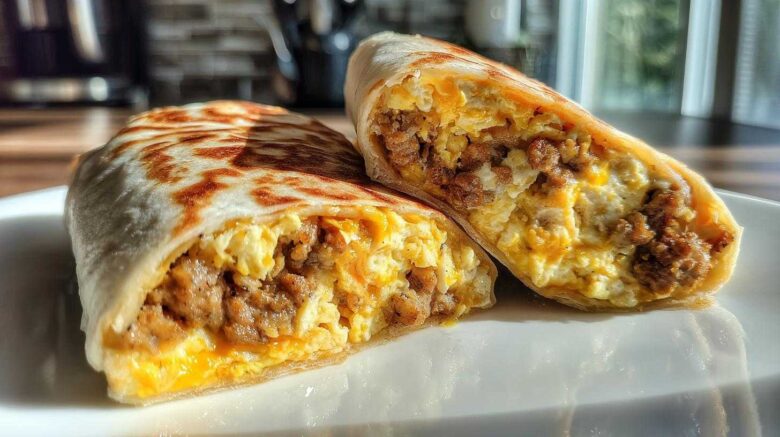 Back-to-School Freezer Breakfast Burritos