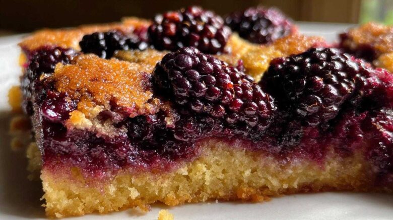 Blackberry Cobbler Bars