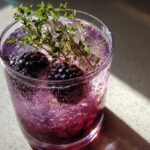 Blackberry Thyme Gin Fizz