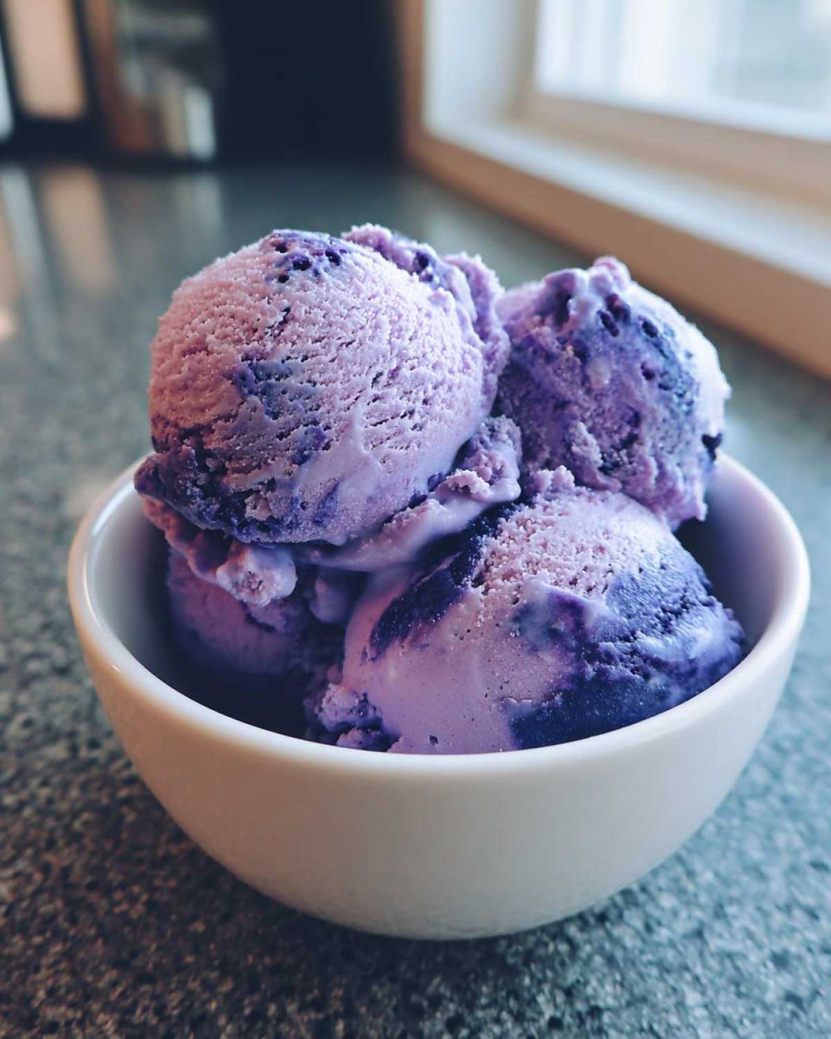Blueberry Lavender Ice Cream - detail 1