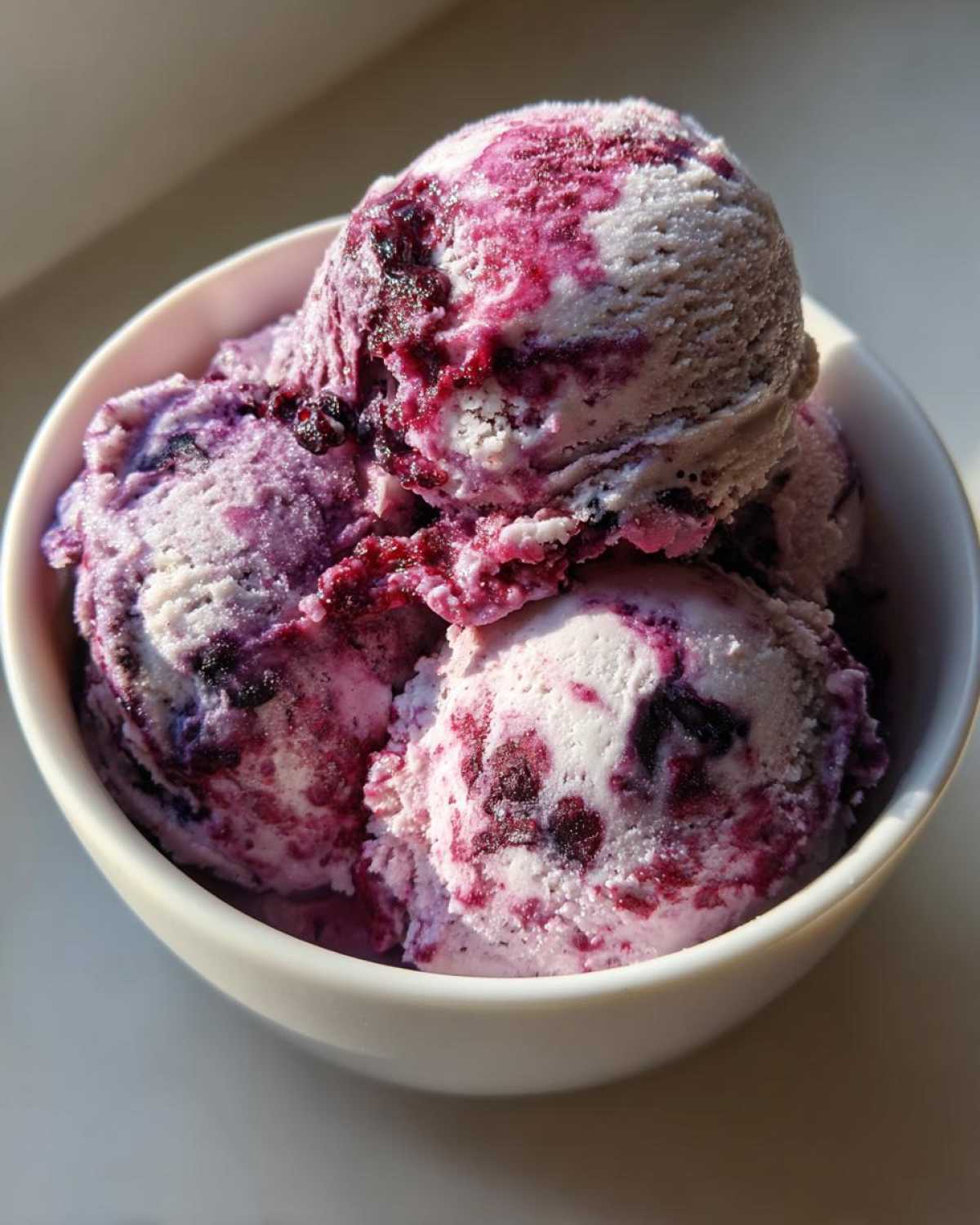 Blueberry Lavender Ice Cream - detail 2