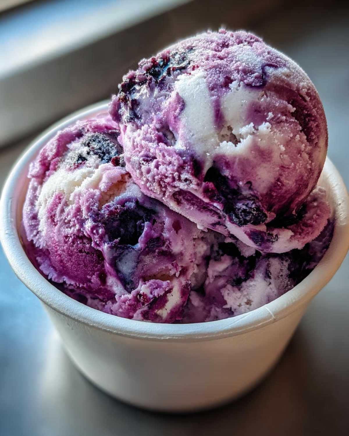 Blueberry Lavender Ice Cream - detail 3