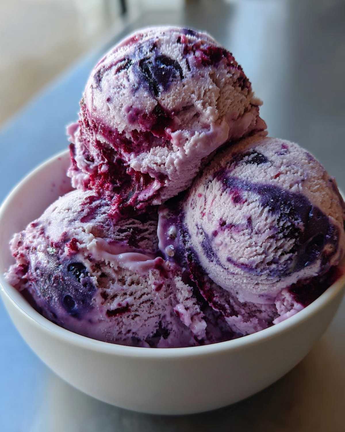 Blueberry Lavender Ice Cream - detail 4