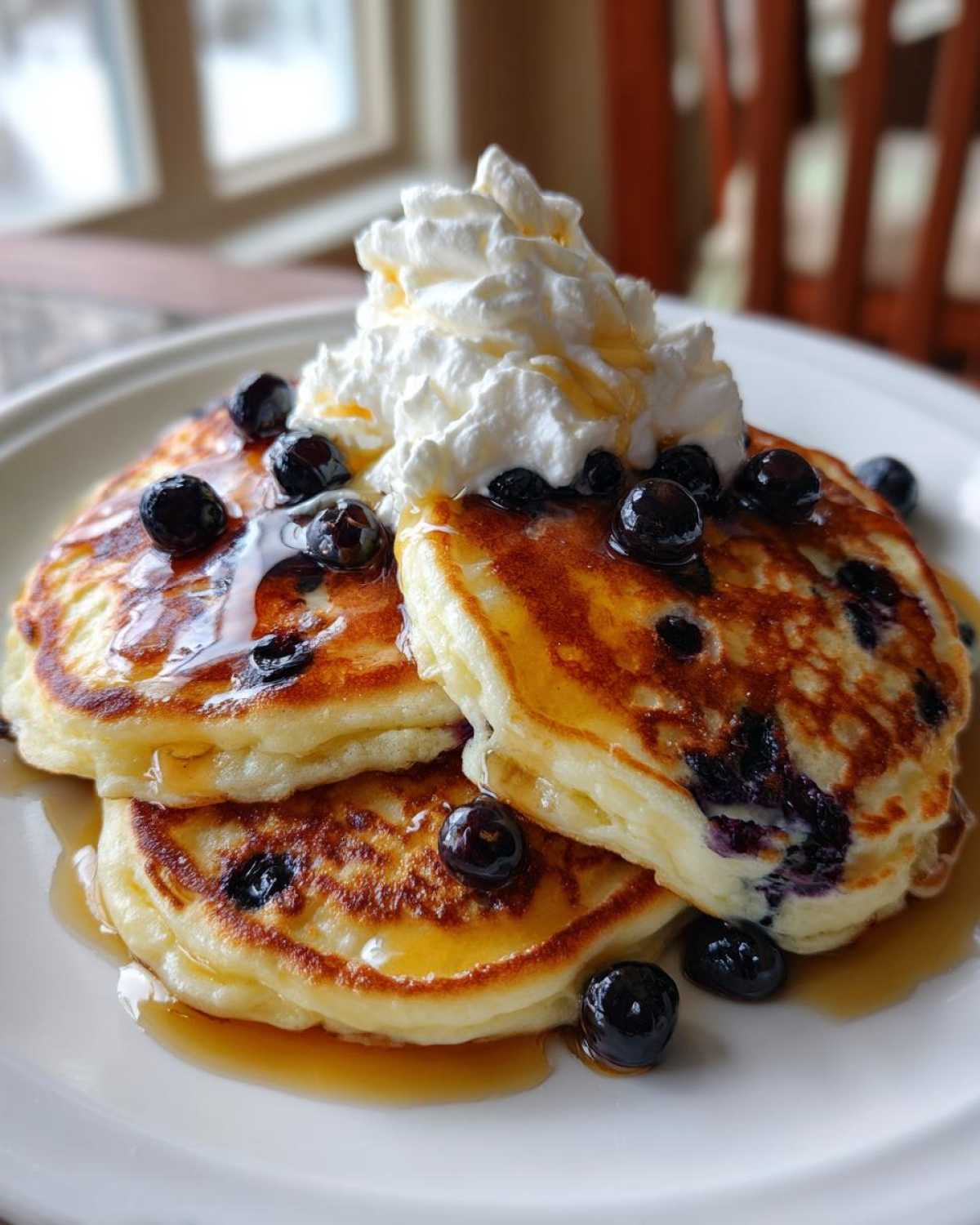 Blueberry Lemon Ricotta Pancakes - detail 1