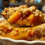 Bourbon Peach Cobbler