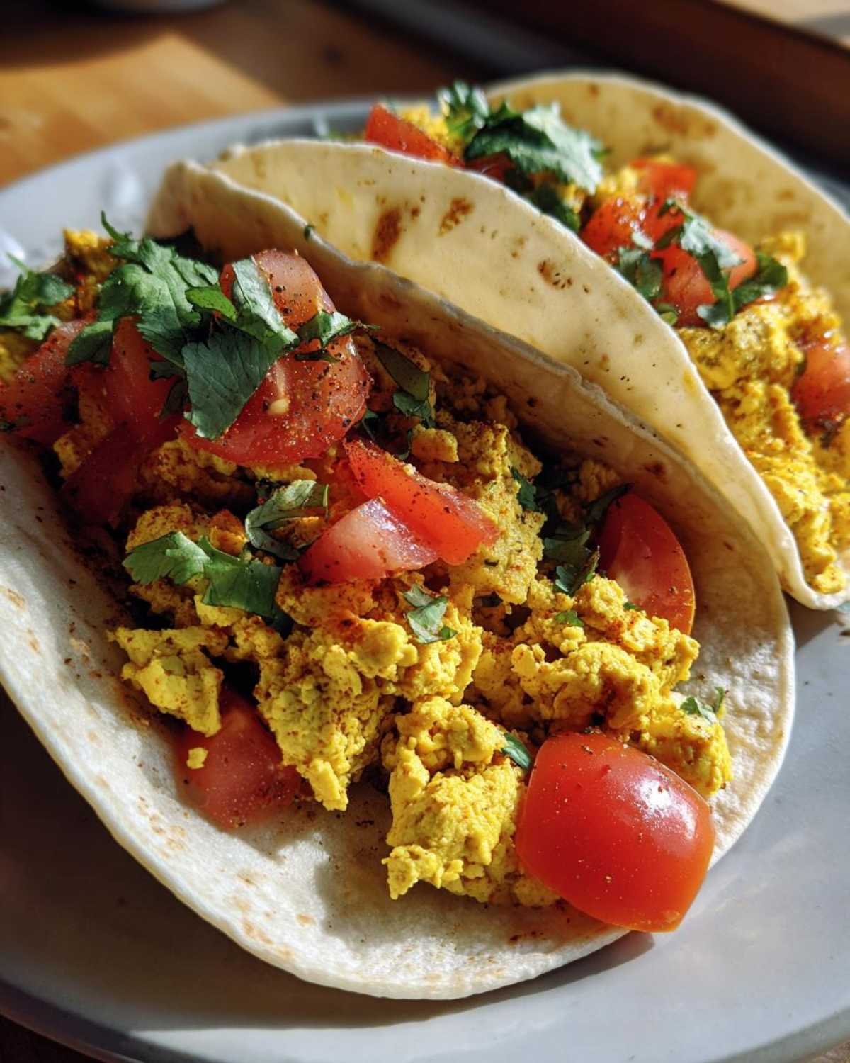 Breakfast Tacos with Scrambled Tofu - detail 1