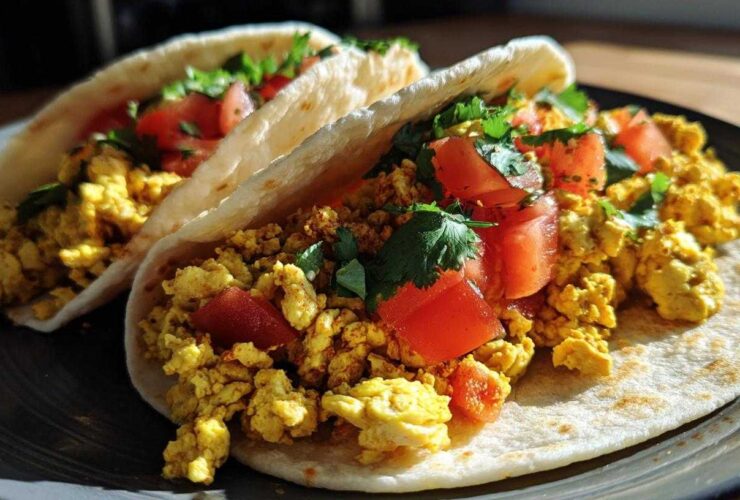 Breakfast Tacos with Scrambled Tofu