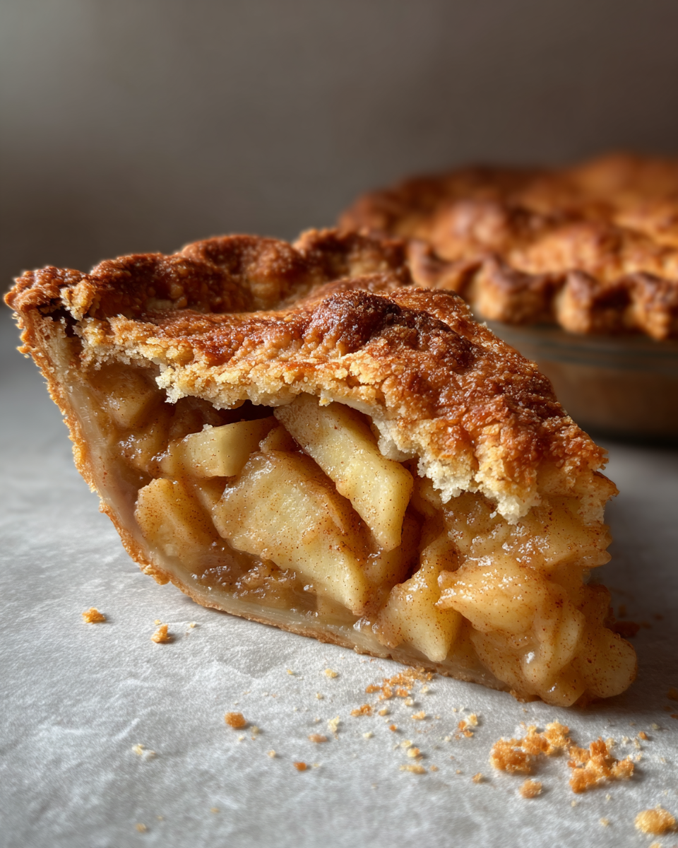 Brown Butter Snickerdoodle Crust Apple Pie - detail 4
