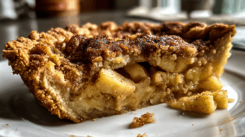 Brown Butter Snickerdoodle Crust Apple Pie