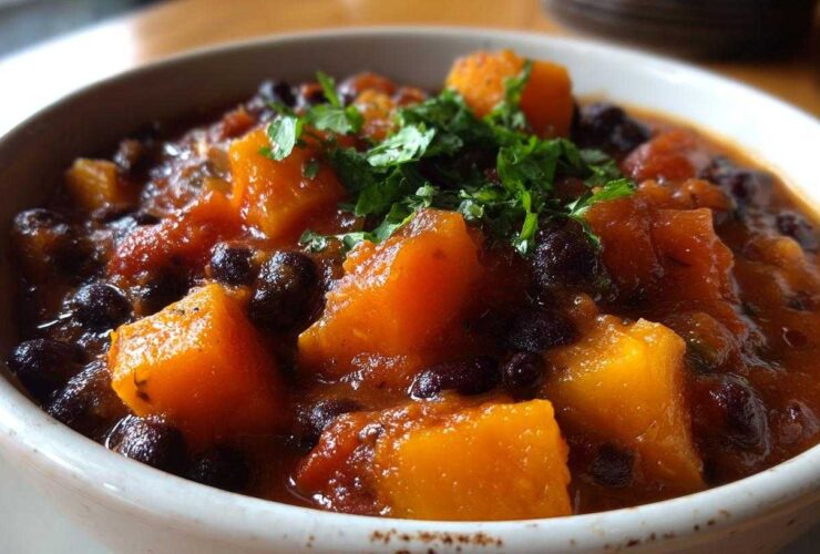 Butternut Squash and Black Bean Chili