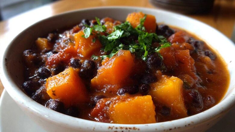 Butternut Squash and Black Bean Chili
