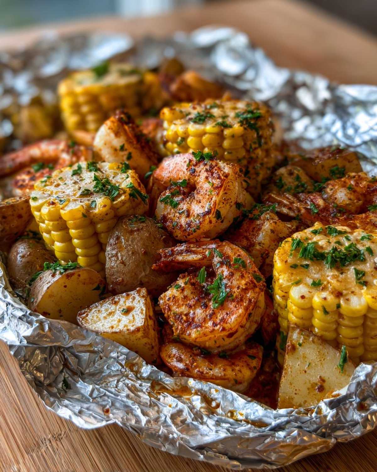 Cajun Shrimp Boil Foil Packets - detail 2