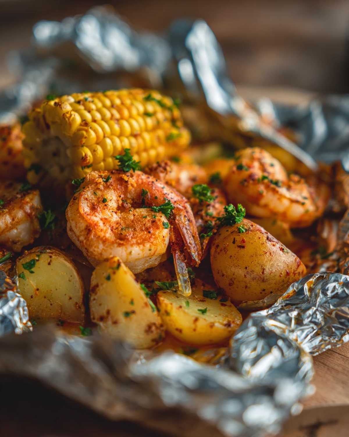 Cajun Shrimp Boil Foil Packets - detail 3