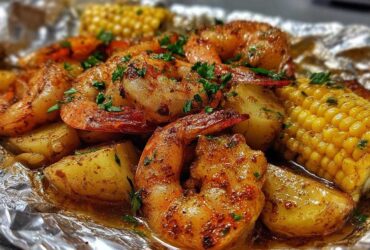 Cajun Shrimp Boil Foil Packets