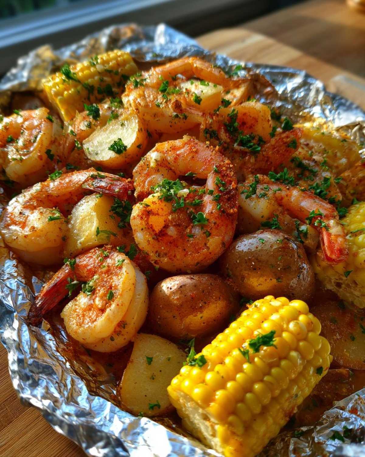 Cajun Shrimp Boil Foil Packets - detail 4