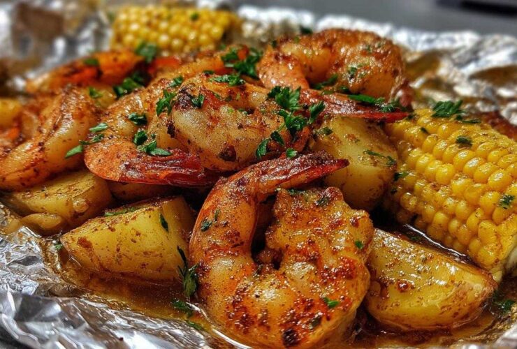 Cajun Shrimp Boil Foil Packets