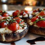 Caprese Stuffed Portobello Mushrooms