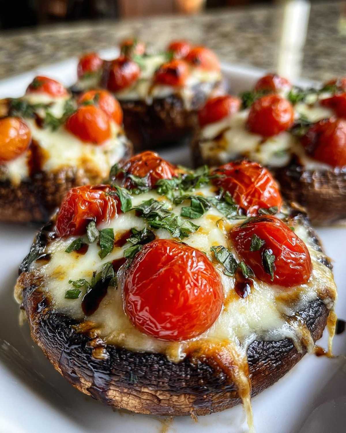 Caprese Stuffed Portobello Mushrooms - detail 4