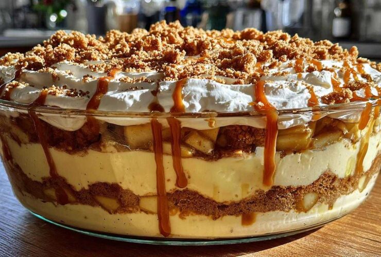 Caramel Apple Cheesecake Trifle