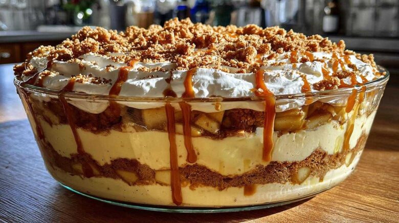 Caramel Apple Cheesecake Trifle