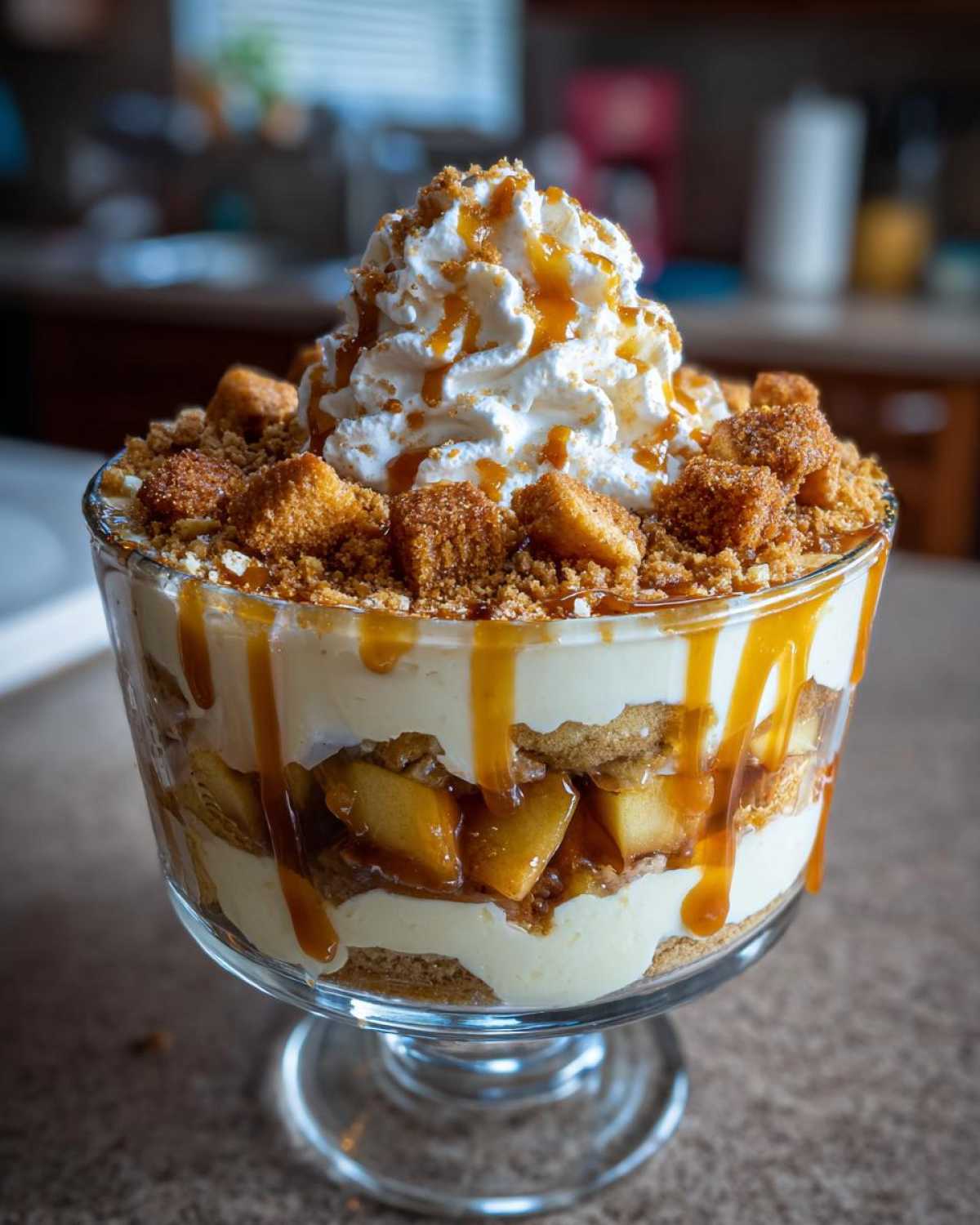 Caramel Apple Cheesecake Trifle - detail 3