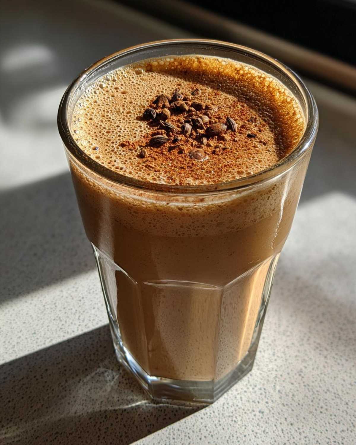 Chai Spiced Banana Smoothie - detail 3
