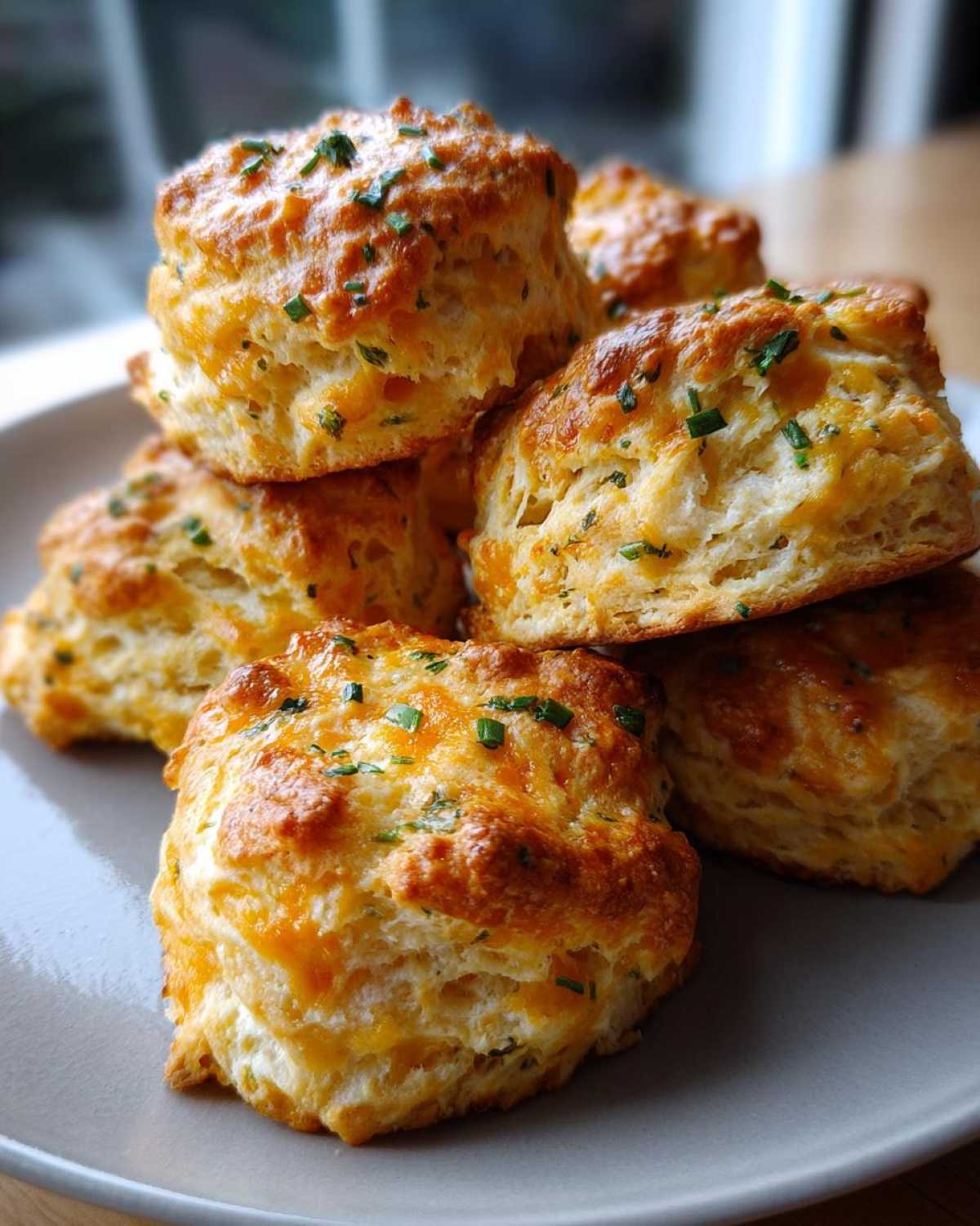 Cheddar Chive Savory Scones - detail 3