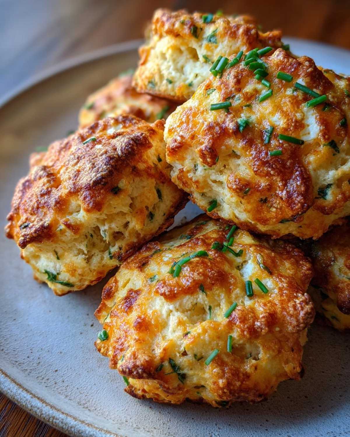 Cheddar Chive Savory Scones - detail 4
