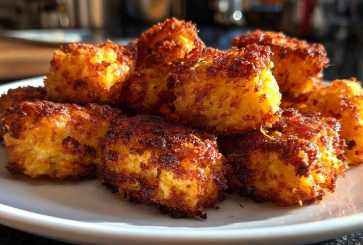 Cheesy Cauliflower Tots