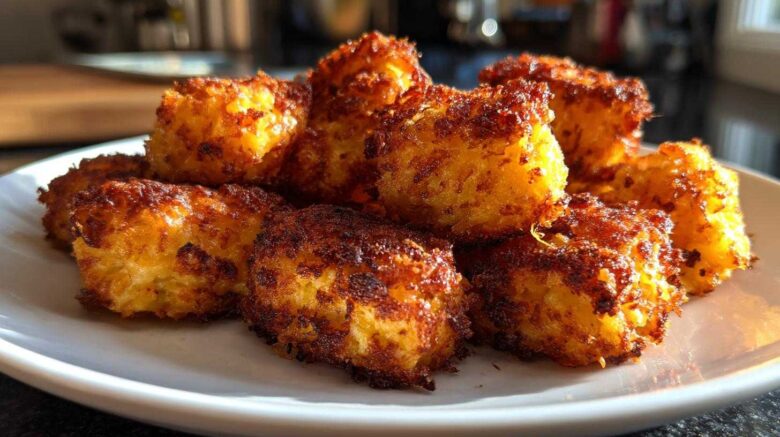 Cheesy Cauliflower Tots