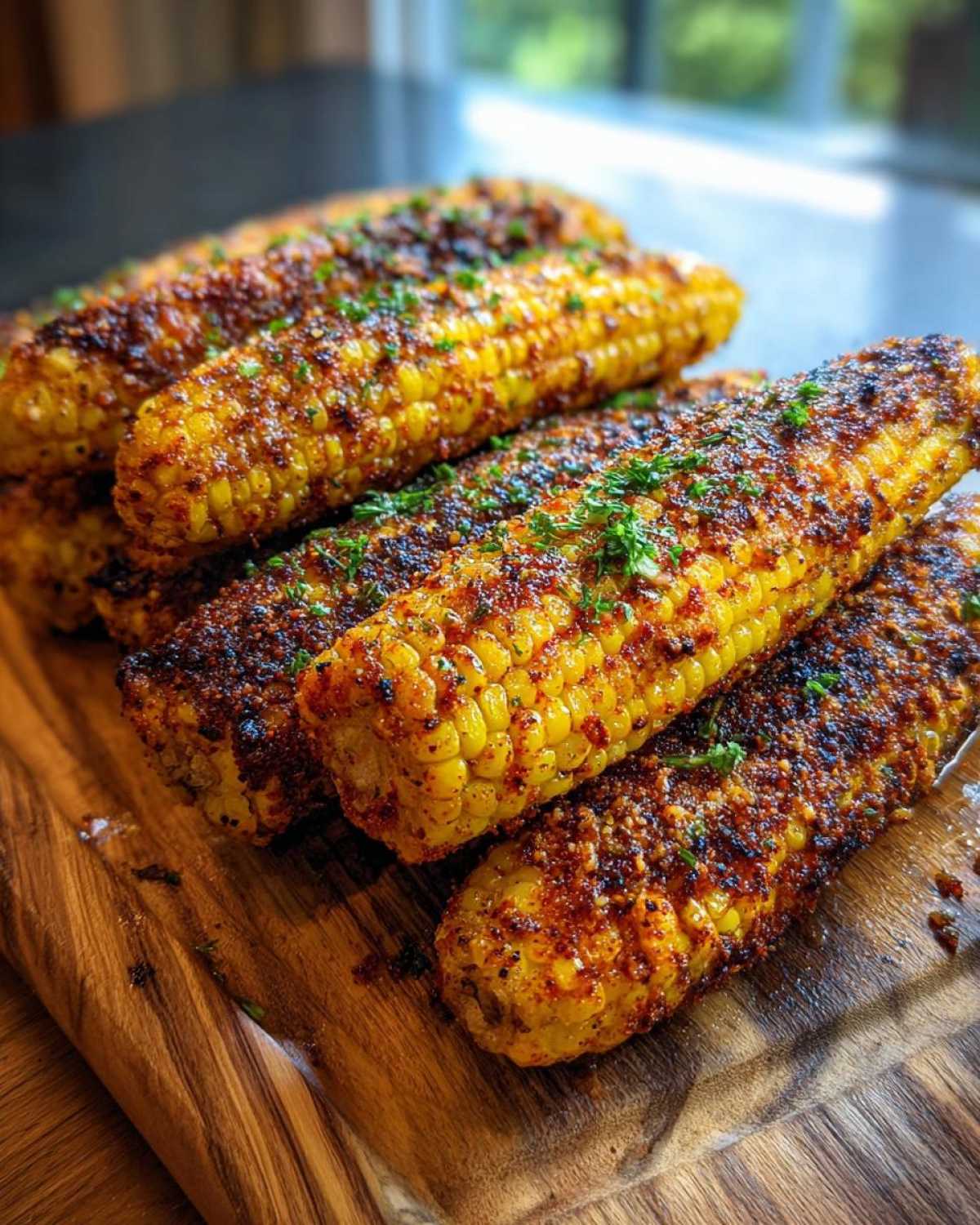 Chili Lime Grilled Corn Ribs - detail 1