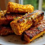 Chili Lime Grilled Corn Ribs