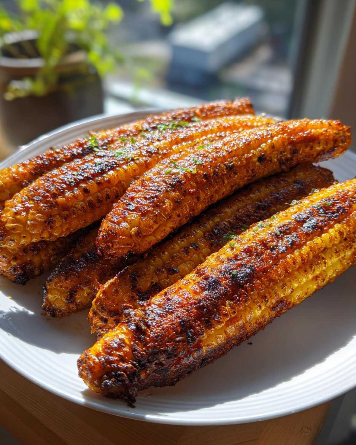 Chili Lime Grilled Corn Ribs - detail 2
