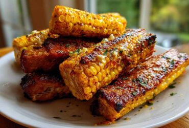 Chili Lime Grilled Corn Ribs