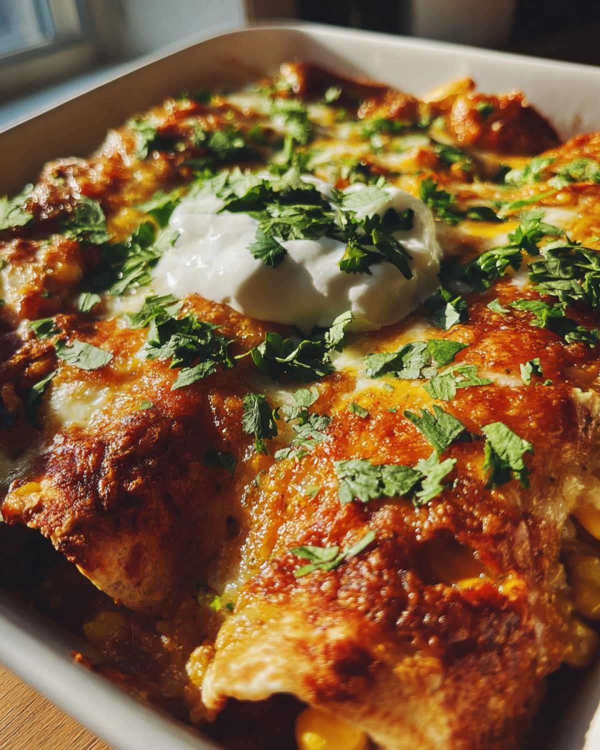 Chipotle Street Corn Enchiladas - detail 3