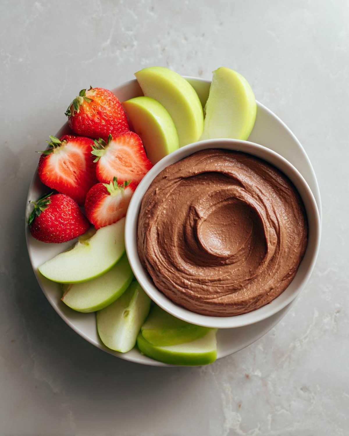Chocolate Hummus with Fruit Dippers - detail 1