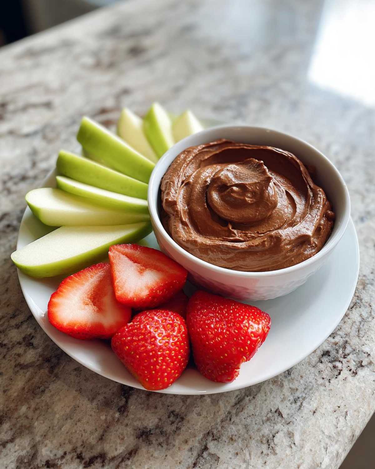 Chocolate Hummus with Fruit Dippers - detail 2