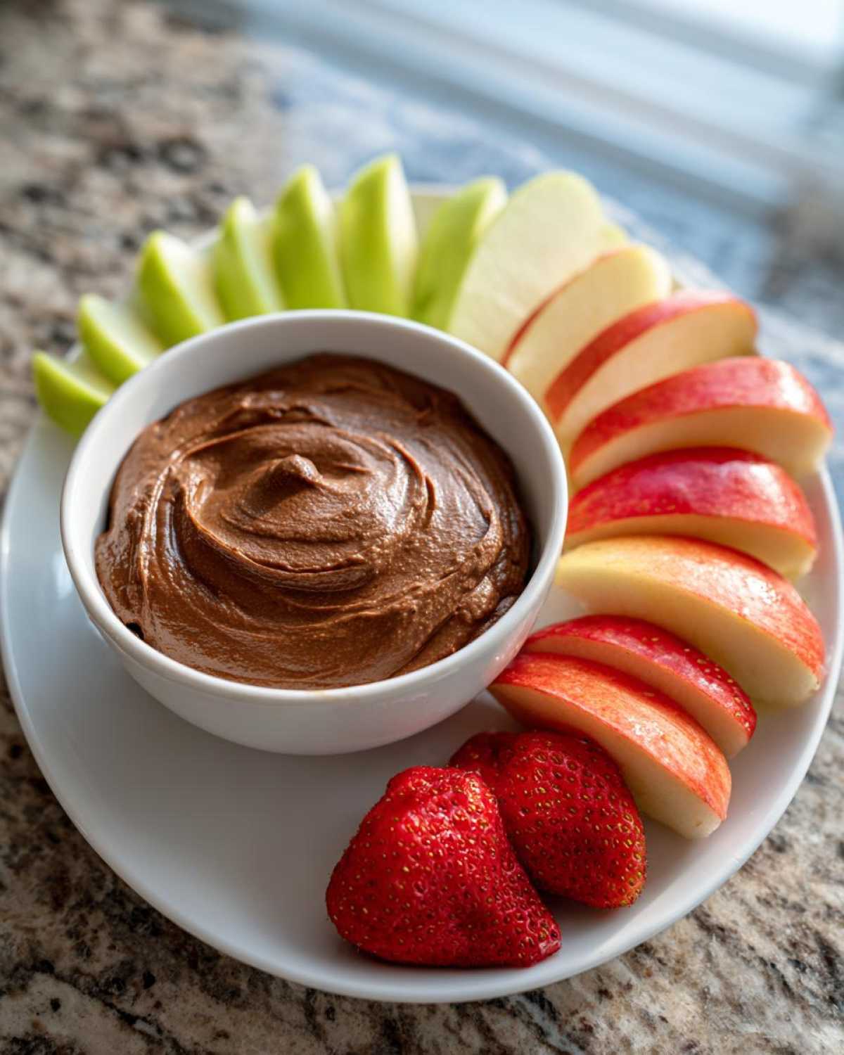 Chocolate Hummus with Fruit Dippers - detail 3