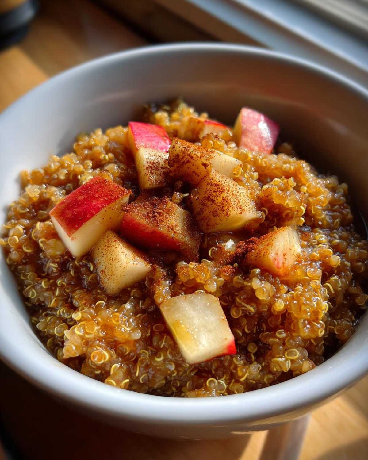 Cinnamon Apple Quinoa Breakfast Bowl - detail 2