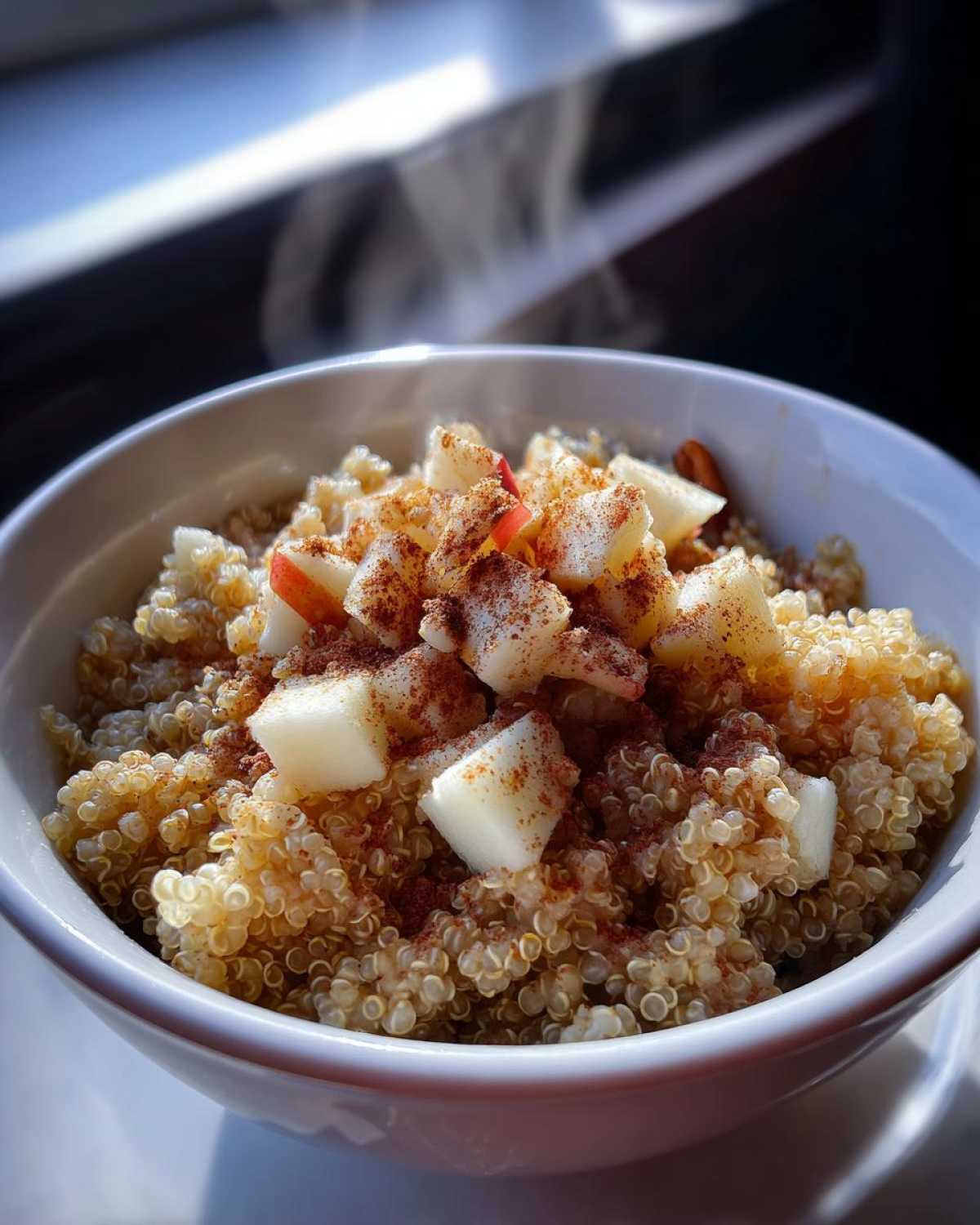 Cinnamon Apple Quinoa Breakfast Bowl - detail 3