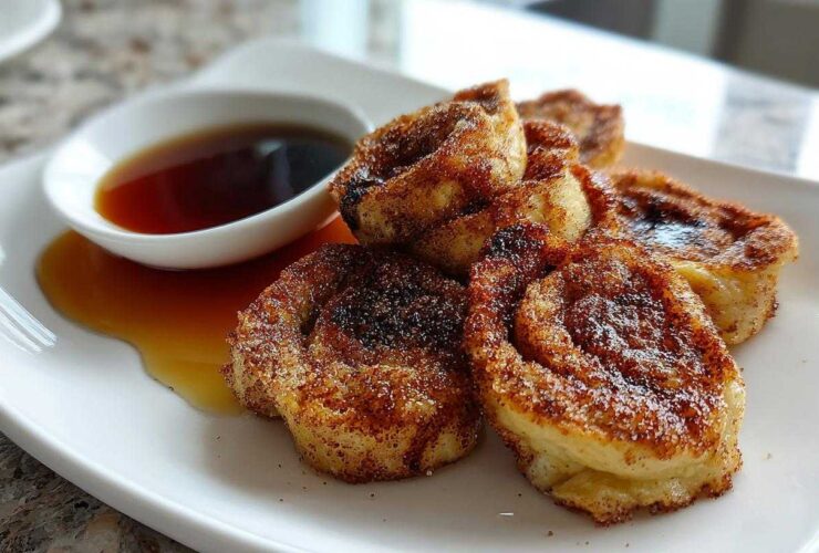 Cinnamon Roll Pancake Dippers