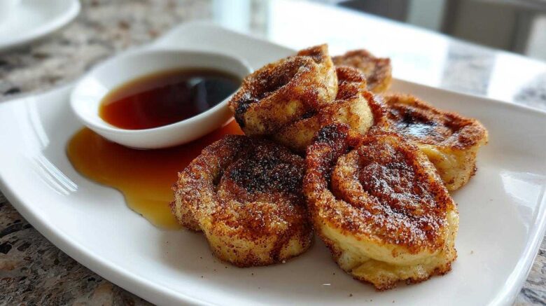 Cinnamon Roll Pancake Dippers